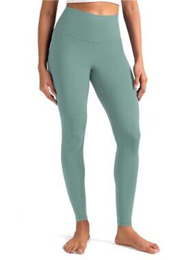 High Waisted Tummy Control Workout Leggings 7/8 Length Buttery Soft Yoga Pants